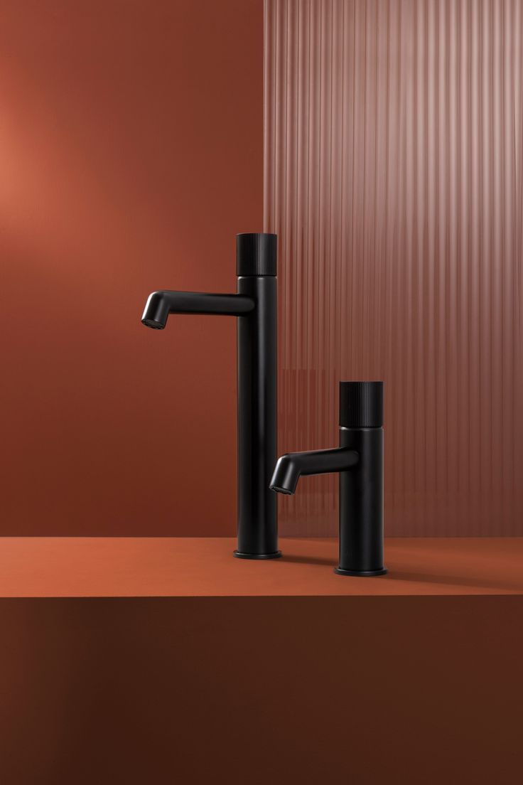 Sleek Matte Black Modern Basin Tap