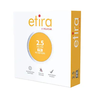 Polycab Etira House Wires – FR PVC Insulated Electrical Wire ( 300 meters )