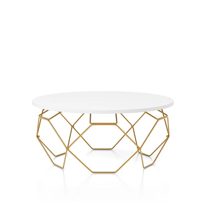 Wire Frame Gold Coffee Table