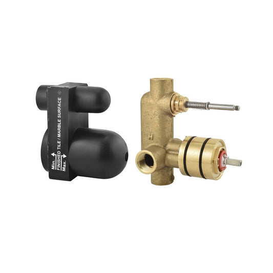 Concealed Diverter Valve Body (Brass Mechanism)