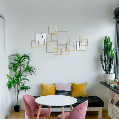Urban Rectangular Abstract Metal Wall Art