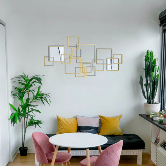 Urban Rectangular Abstract Metal Wall Art