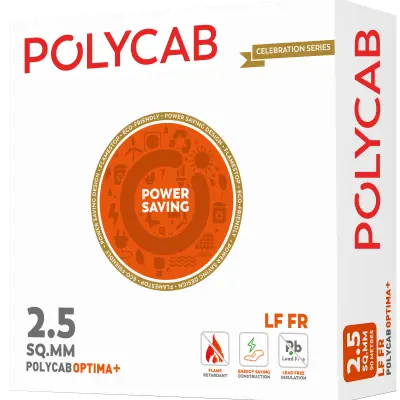 Polycab Optima+ – FRLF PVC Insulated Electrical Wire ( 300 meters )